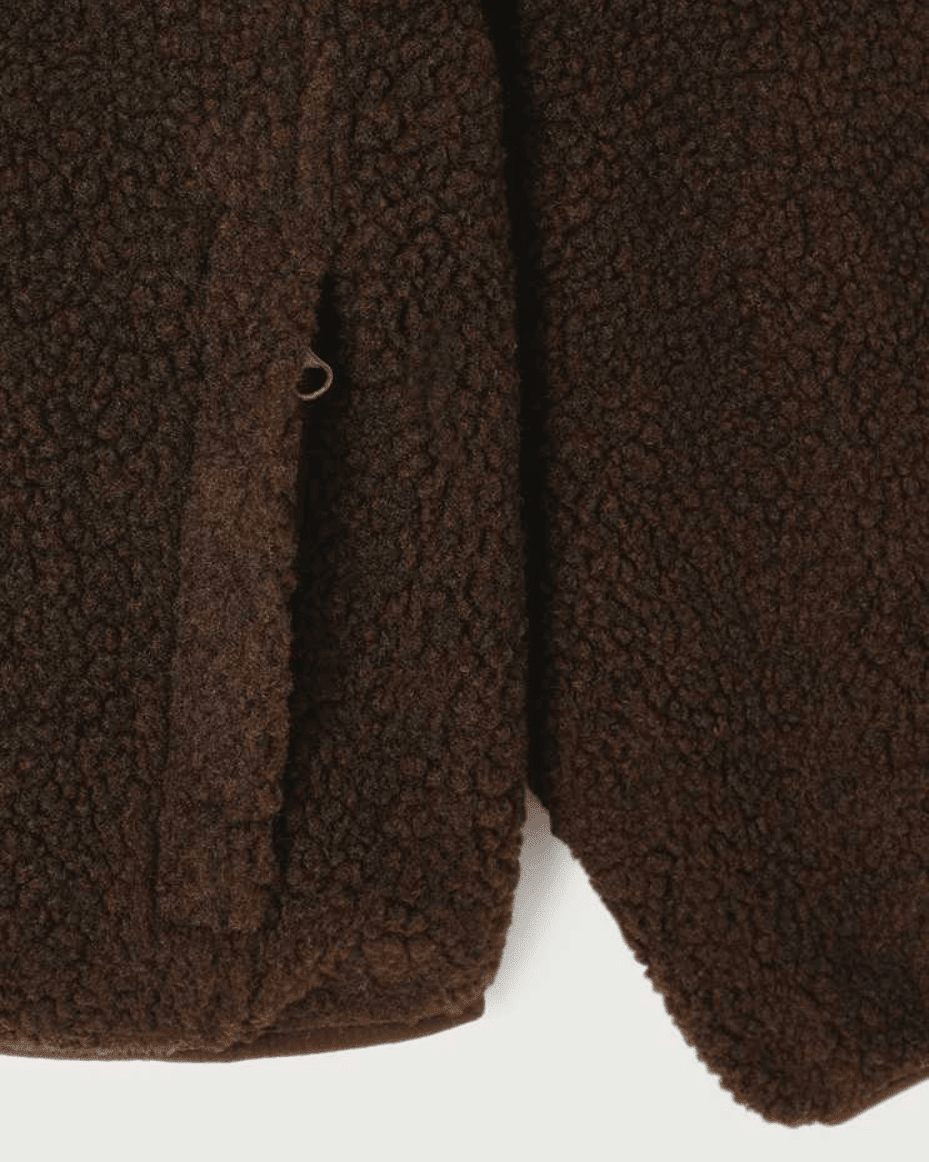American Vintage Hoktown Fleece Chestnut Melange - AMERICAN VINTAGE - Luxe Leopard