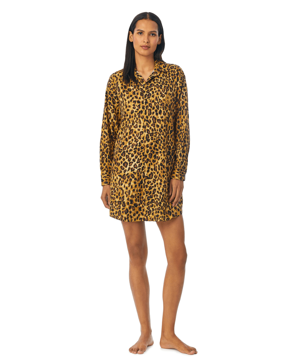 Ralph lauren animal print dress sales