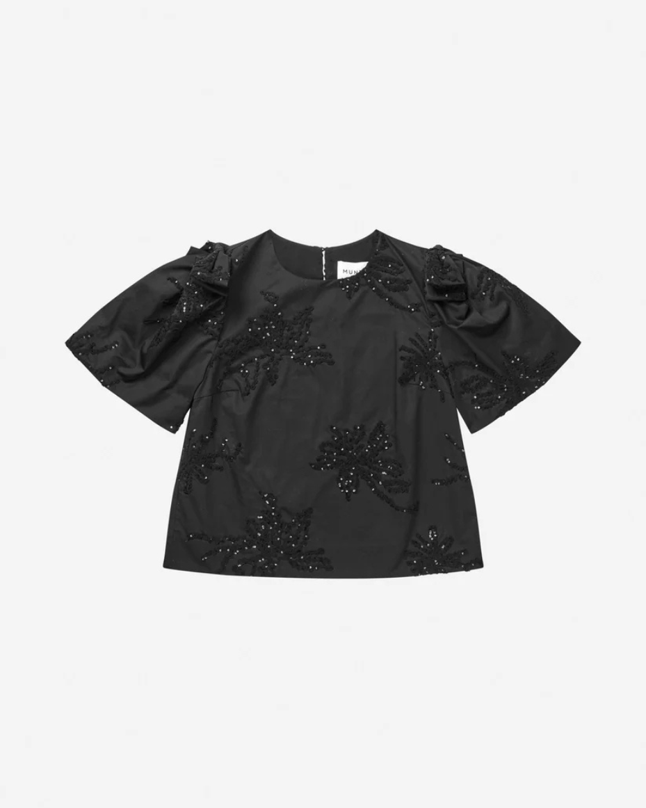 Munthe Ryme Top - MUNTHE - Luxe Leopard