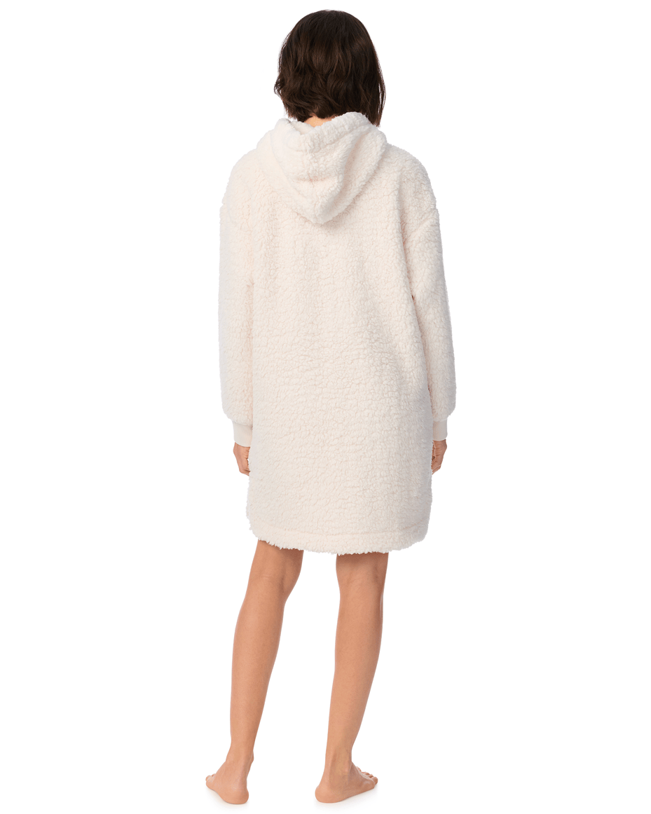 DKNY Long Sleeved Short Robe in Blonde