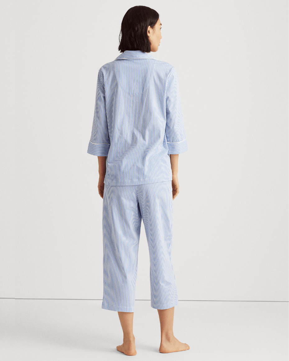 Ralph Lauren Classic Notch Collar Pyjama Set - RALPH LAUREN - Luxe Leopard