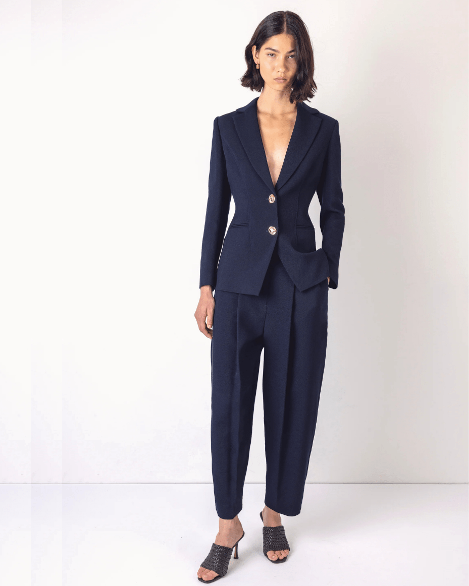 Vivere Sidney Structured Blazer - VIVERE - Luxe Leopard