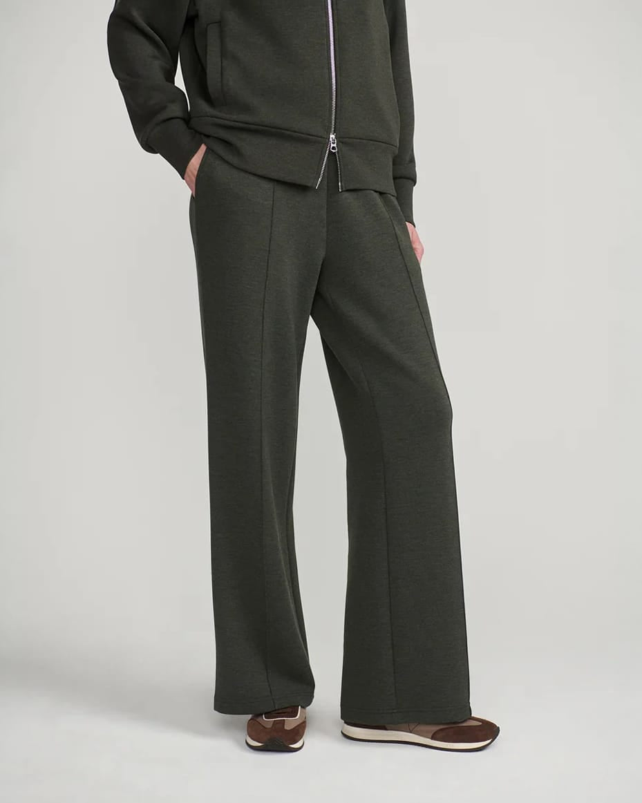 Varley The Wide Leg Pant 30 Olive Marl - VARLEY - Luxe Leopard