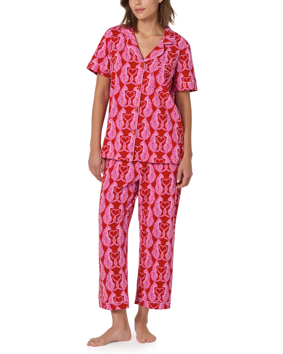 Bedhead Love On The Prowl Long Pyjama Set - BEDHEAD - Luxe Leopard