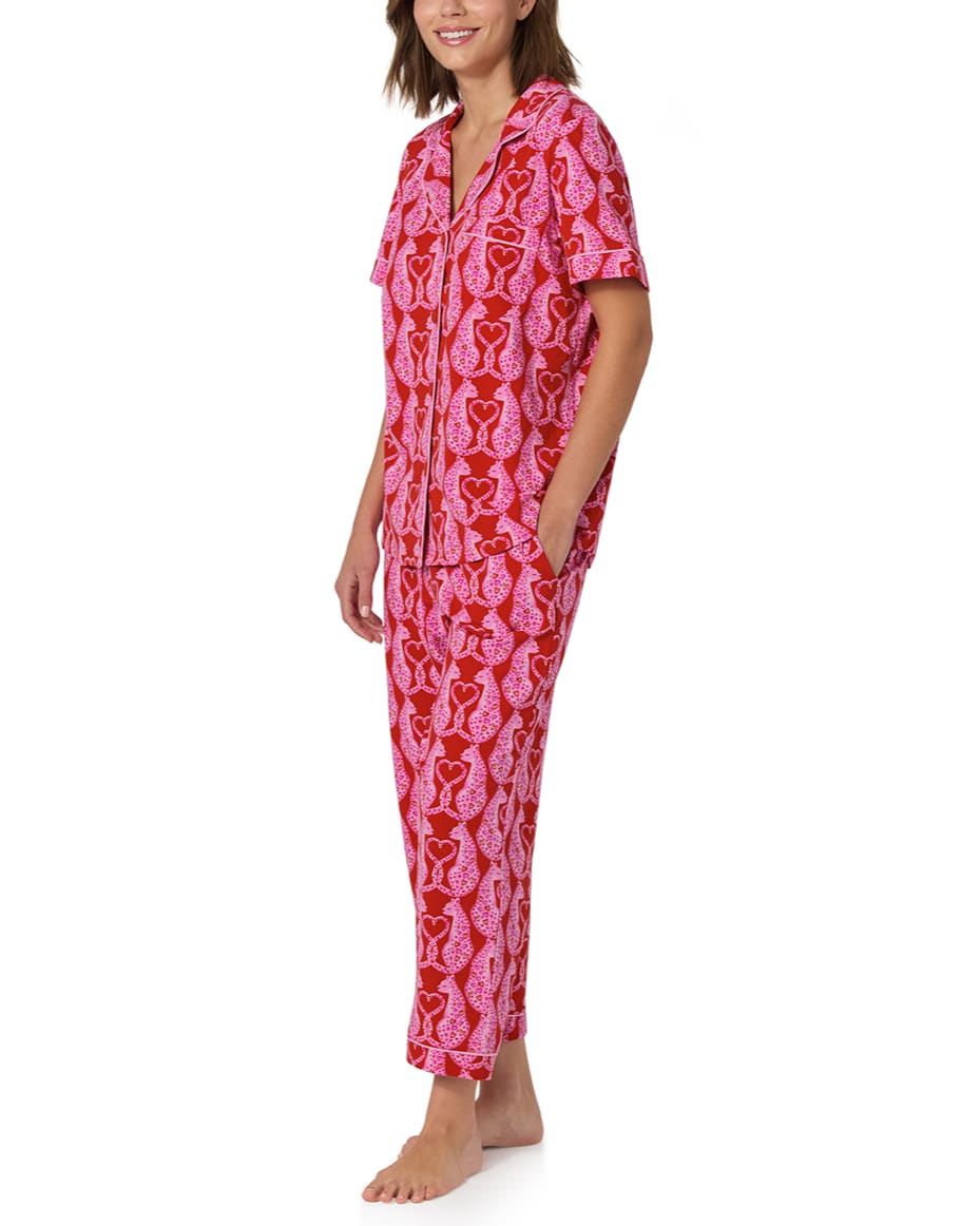 Bedhead Love On The Prowl Long Pyjama Set - BEDHEAD - Luxe Leopard