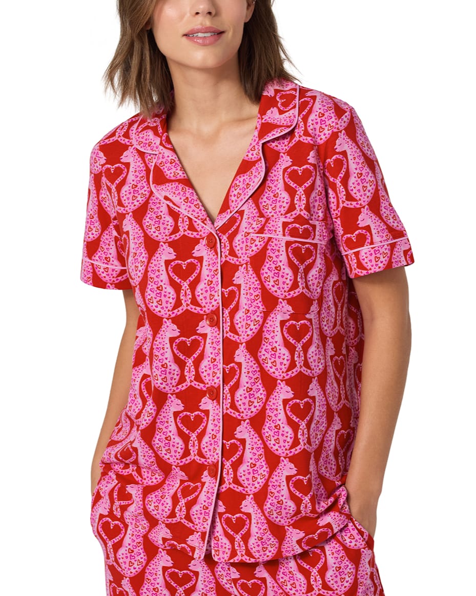 Bedhead Love On The Prowl Long Pyjama Set - BEDHEAD - Luxe Leopard