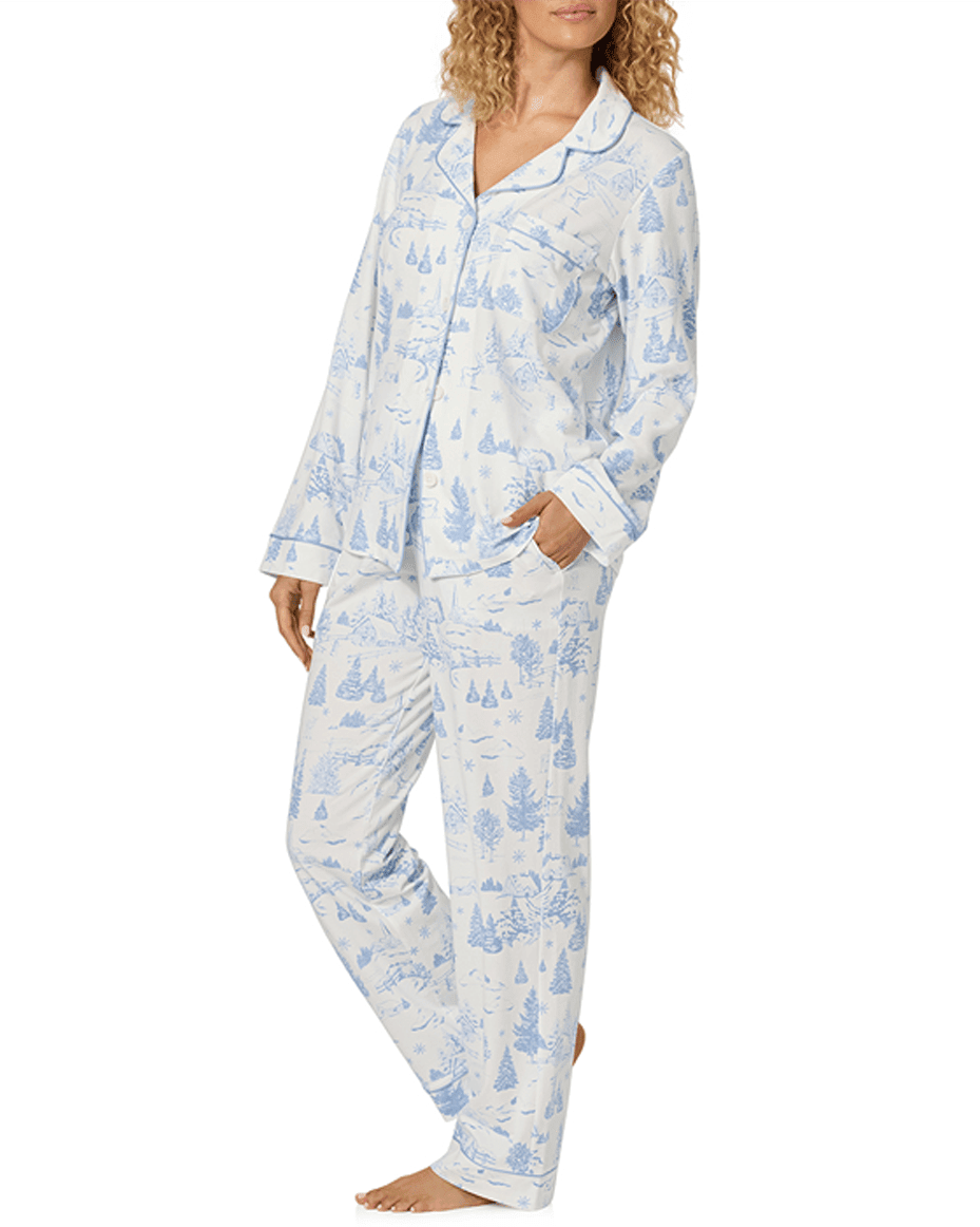 Bedhead Winter Wonderland Long Pj Set - BEDHEAD - Luxe Leopard