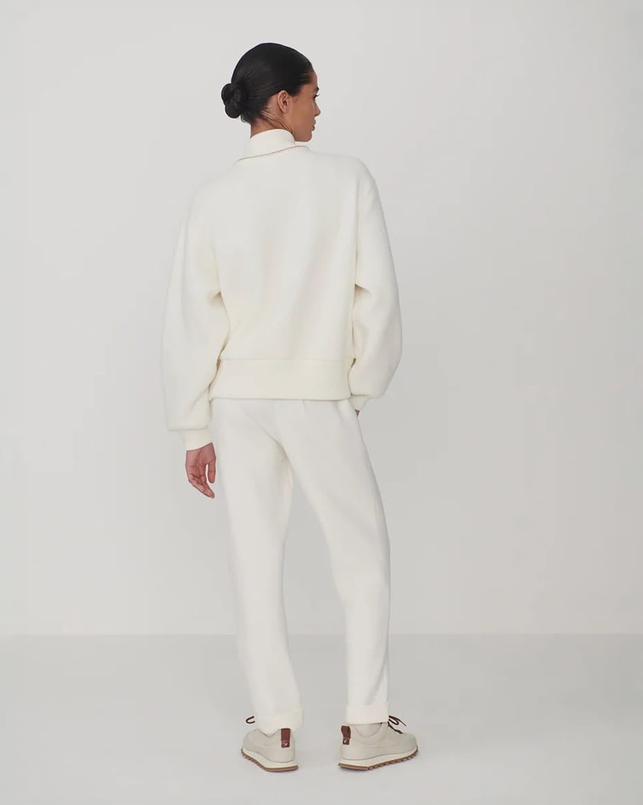 Varley Klaudia Fleece Jacket Egret