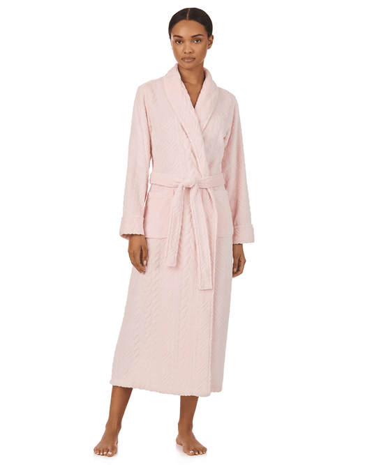 Lauren Ralph Lauren Long Sleeved Long Robe - RALPH LAUREN - Luxe Leopard