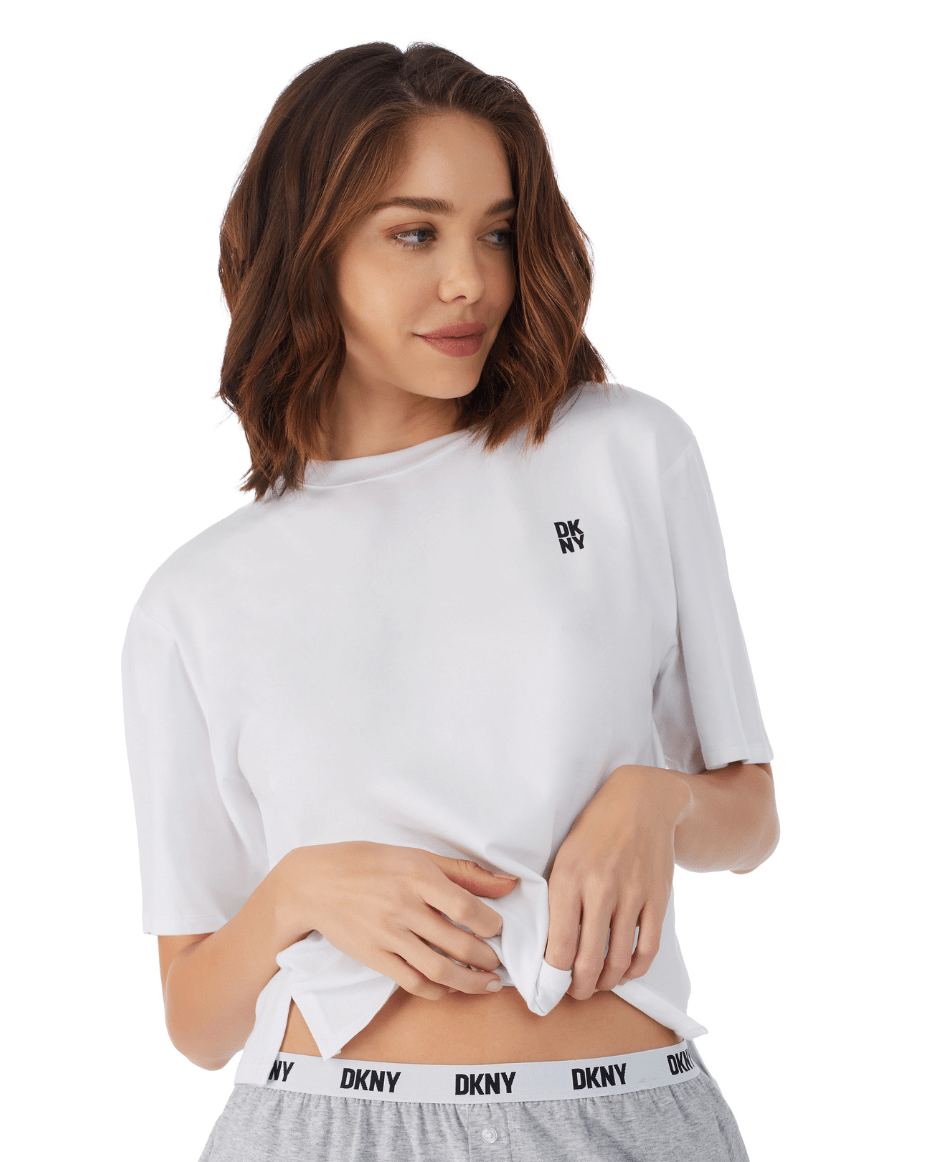 DKNY Short Sleeve Tee - DKNY - Luxe Leopard