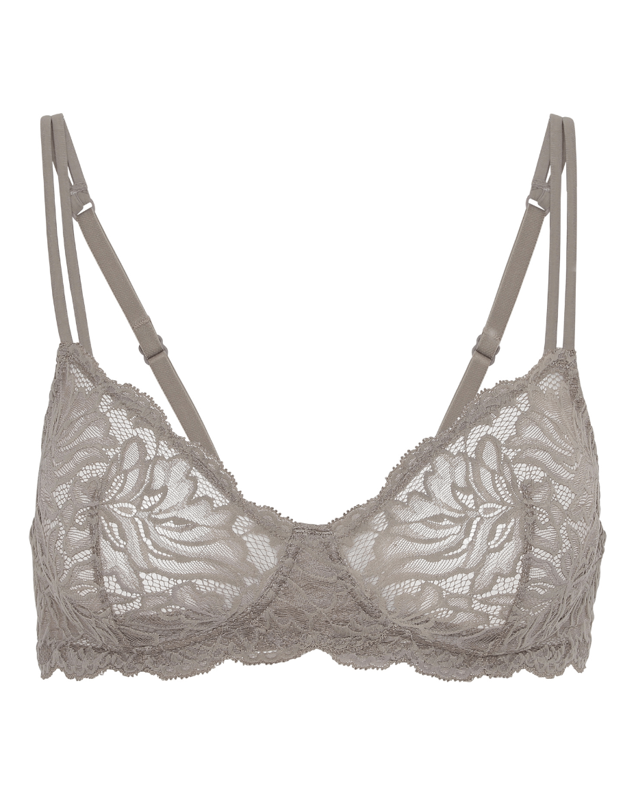 Dear Denier Mangnolia Soft Wire Free Lace Bra - Luxe Leopard