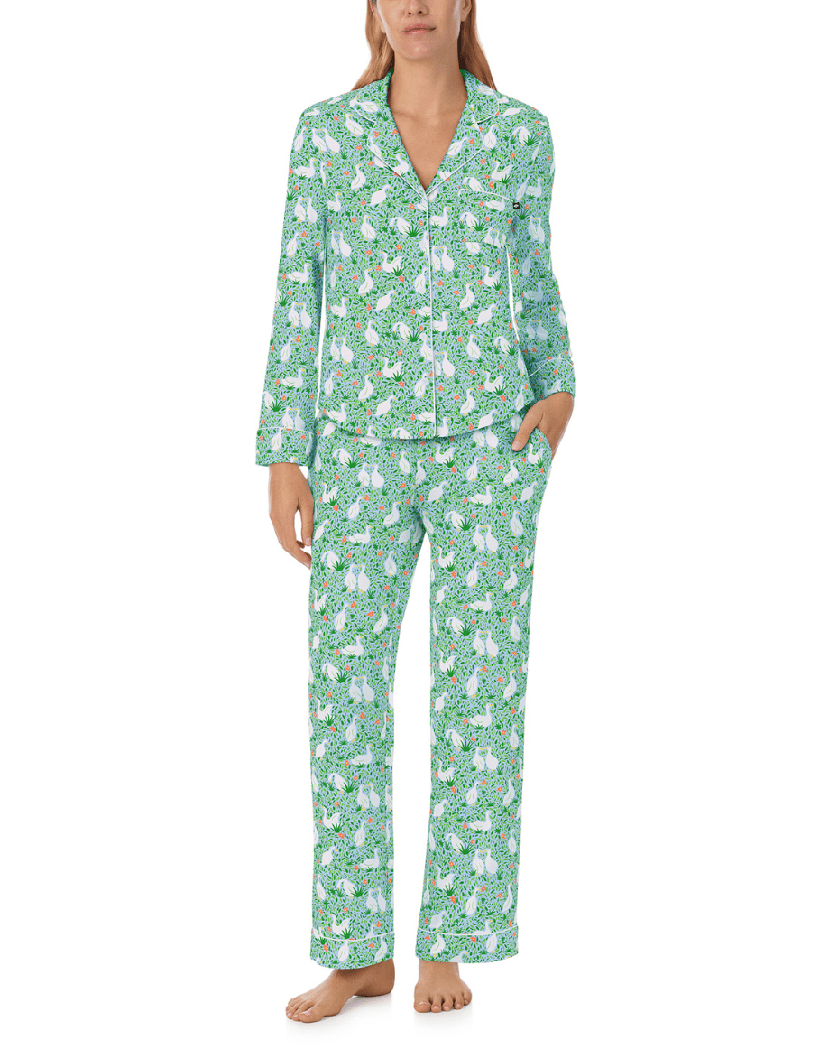 Kate Spade Long Sleep PJ Set - KATE SPADE - Luxe Leopard