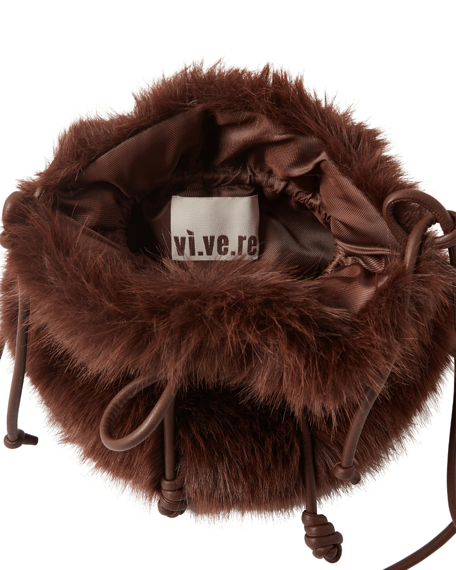 Vivere Manon Fur Bag - VIVERE - Luxe Leopard