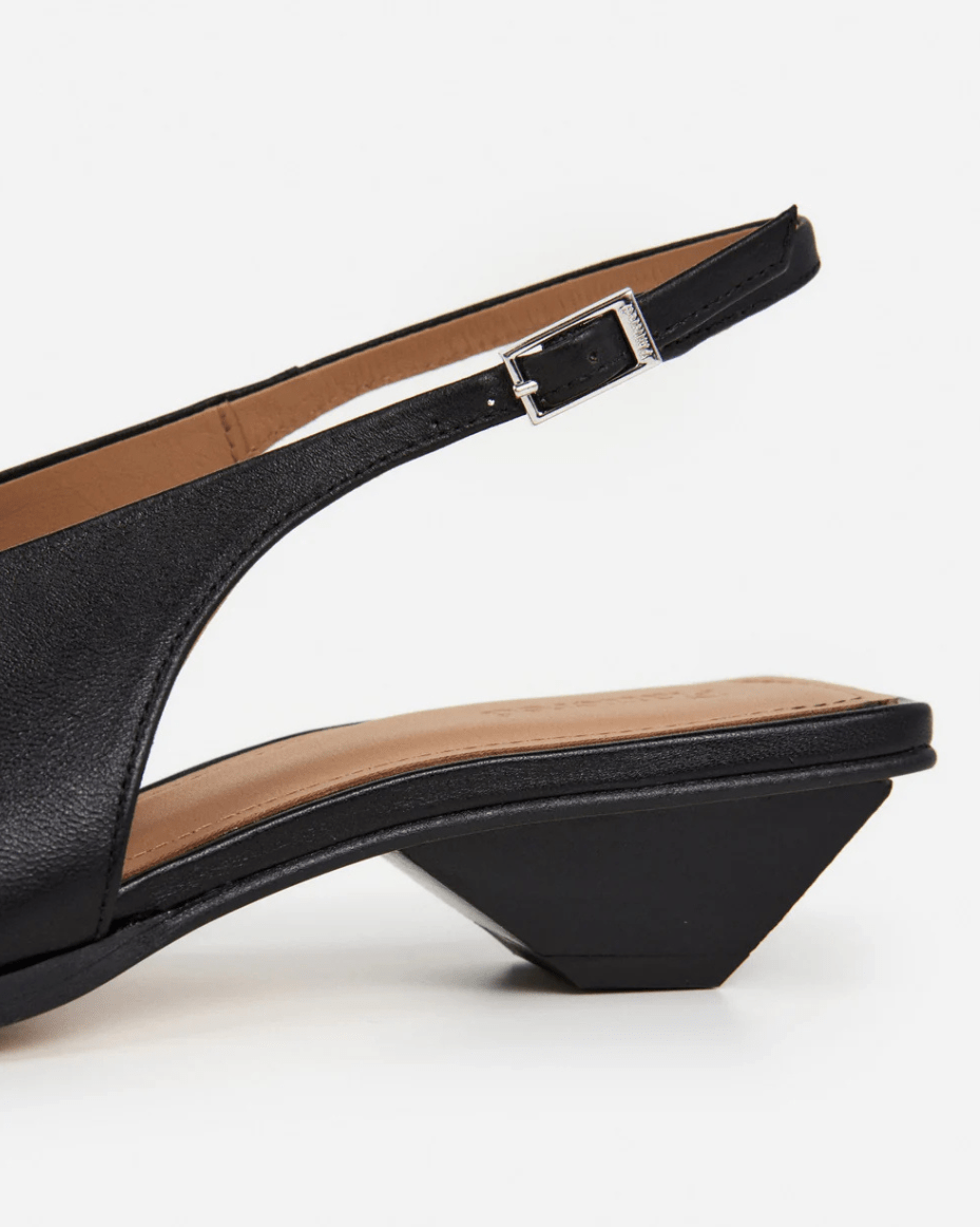 Flattered Avalon Leather In Black - FLATTERED - Luxe Leopard