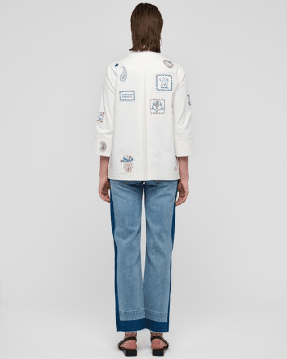 Dea Kudibal Lanza Jacket With Wide Collar - DEA KUDIBAL - Luxe Leopard