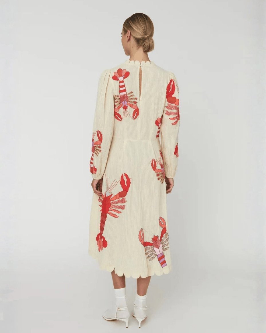 Stella Nova - Embroidered Maxi Dress - STELLA NOVA - Luxe Leopard