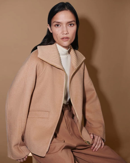 Varley Darnley Short Jacket Candied Ginger