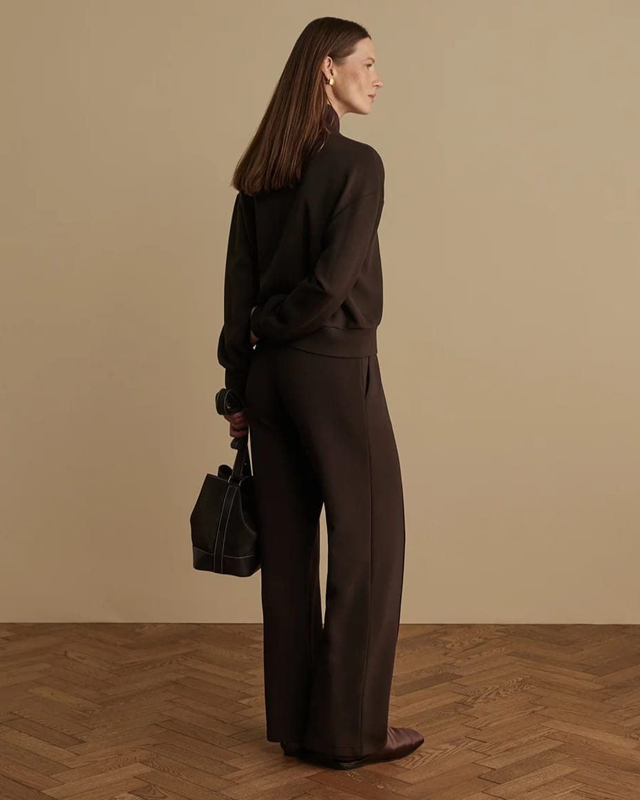 Varley The Wide Leg Pant 30 Coffee Bean