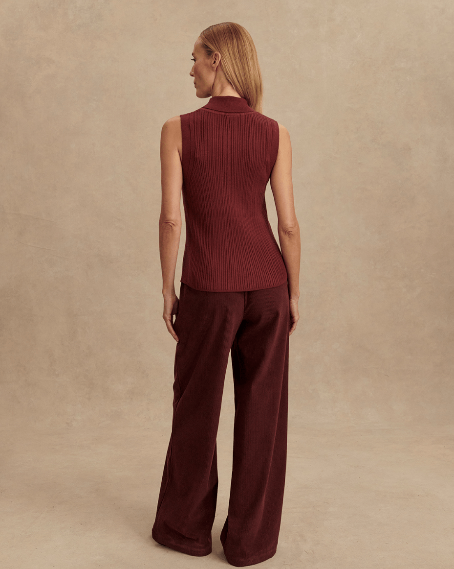 Varley Anastasia Rib Knit Tank - VARLEY - Luxe Leopard