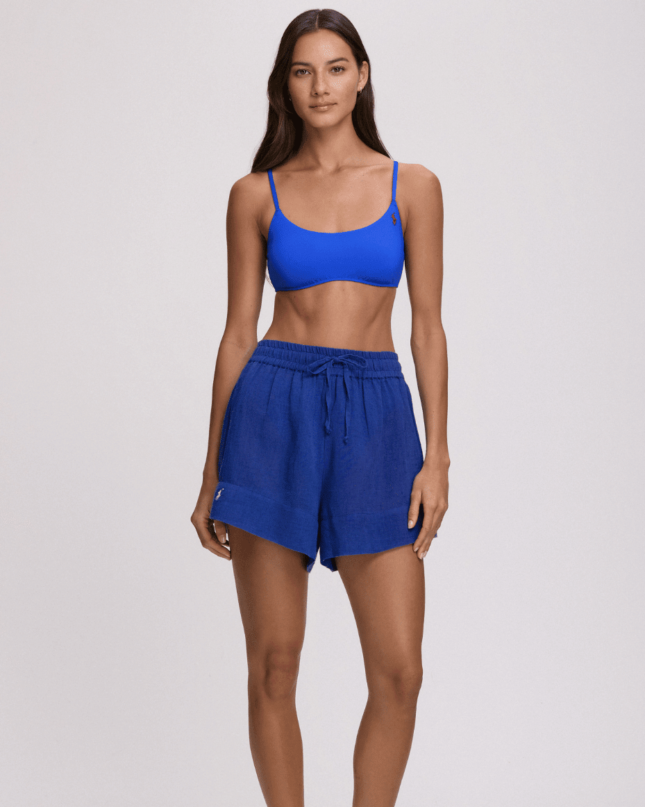 Polo Ralph Lauren Boyfriend Short Cover Up - POLO RALPH LAUREN - Luxe Leopard