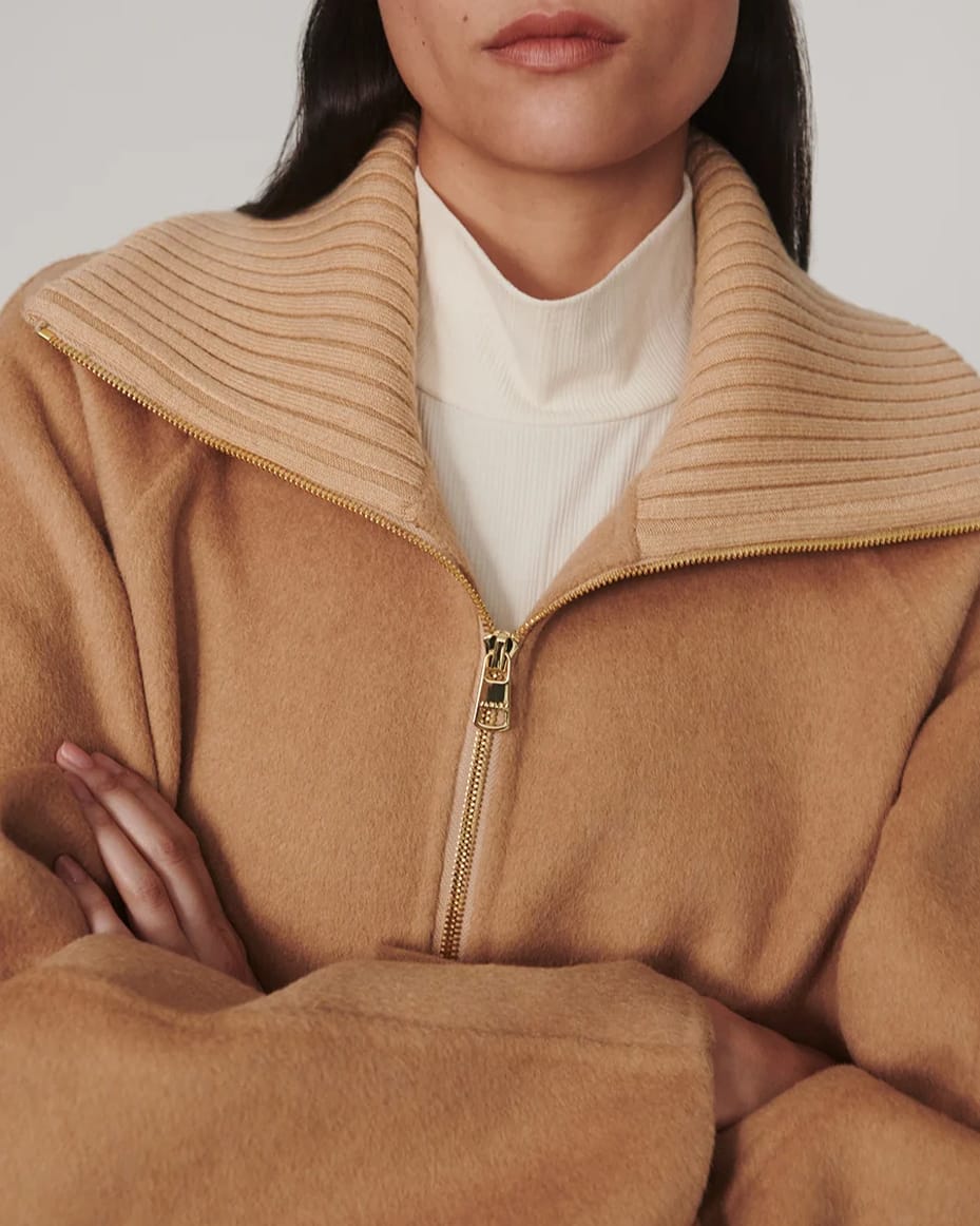 Varley Darnley Short Jacket Candied Ginger