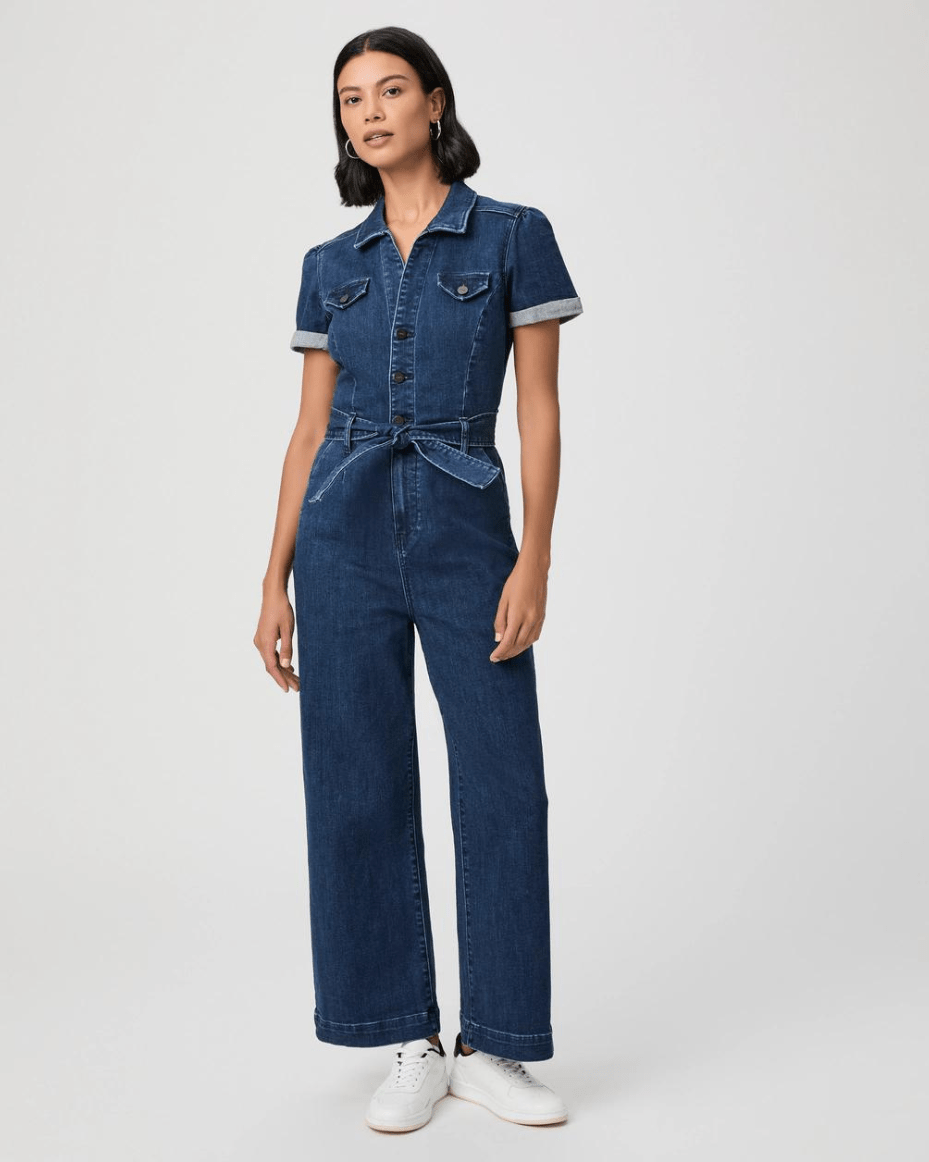 Paige Anessa Short Sleeve Jumpsuit