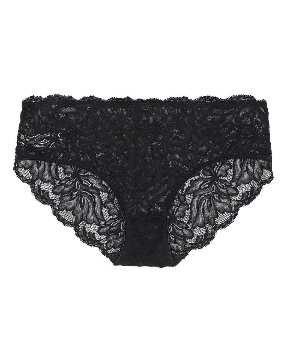 Dear Denier Mangnolia Lace Hipster - Luxe Leopard