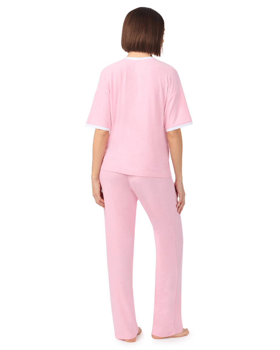 DKNY Cosy Jersey Tee & Pant Set - DKNY - Luxe Leopard