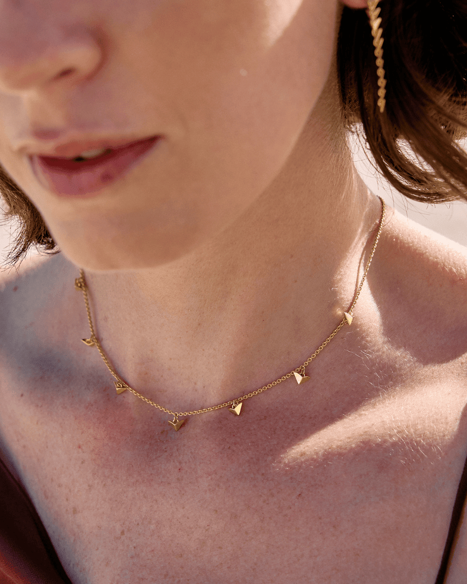 Rachel Jackson Dreamer Bird Choker Necklace - Luxe Leopard - Luxe Leopard