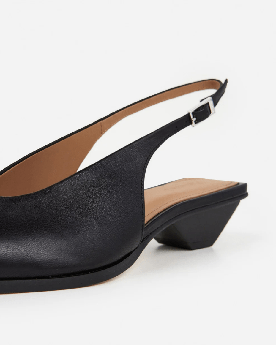 Flattered Avalon Leather In Black - FLATTERED - Luxe Leopard