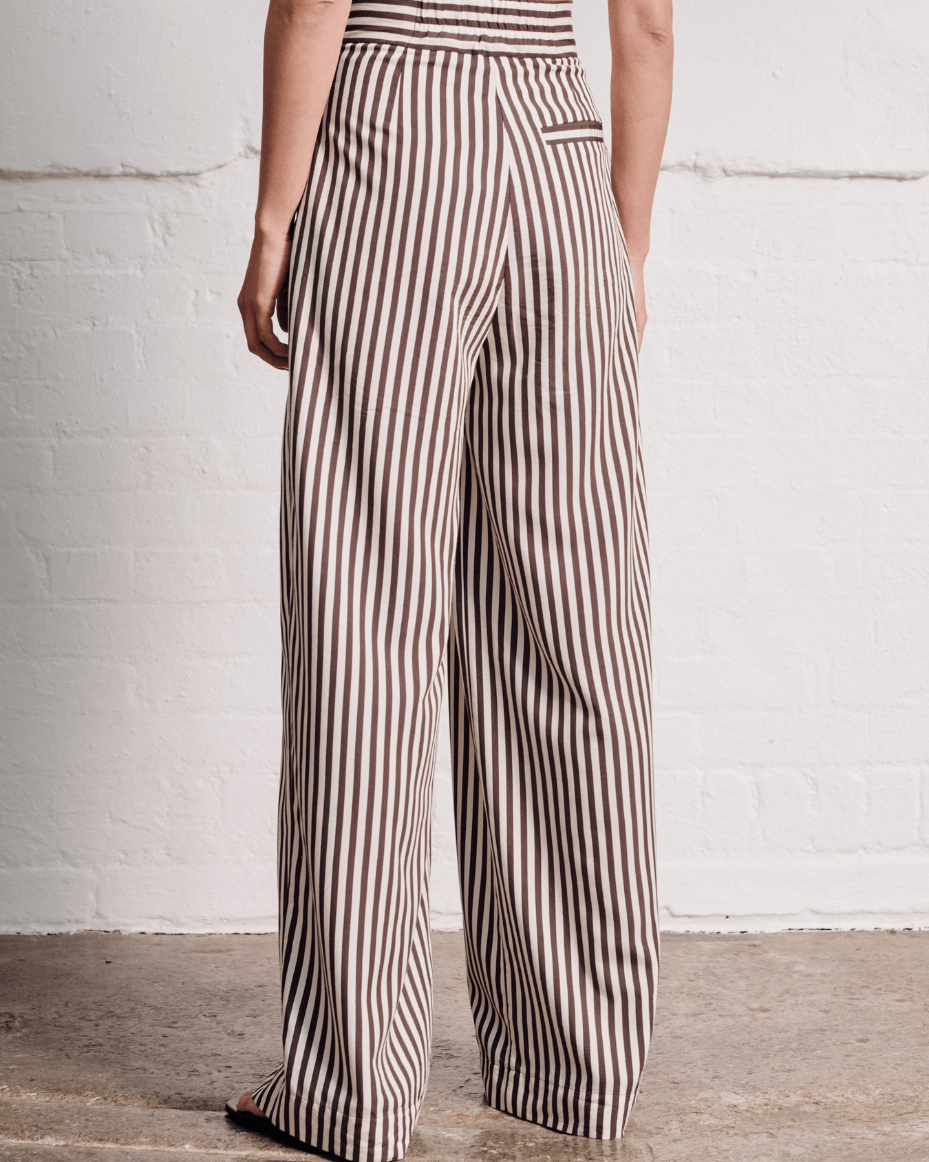 Vivere - Nellie High Waisted Palazzo Trouser - VIVERE - Luxe Leopard