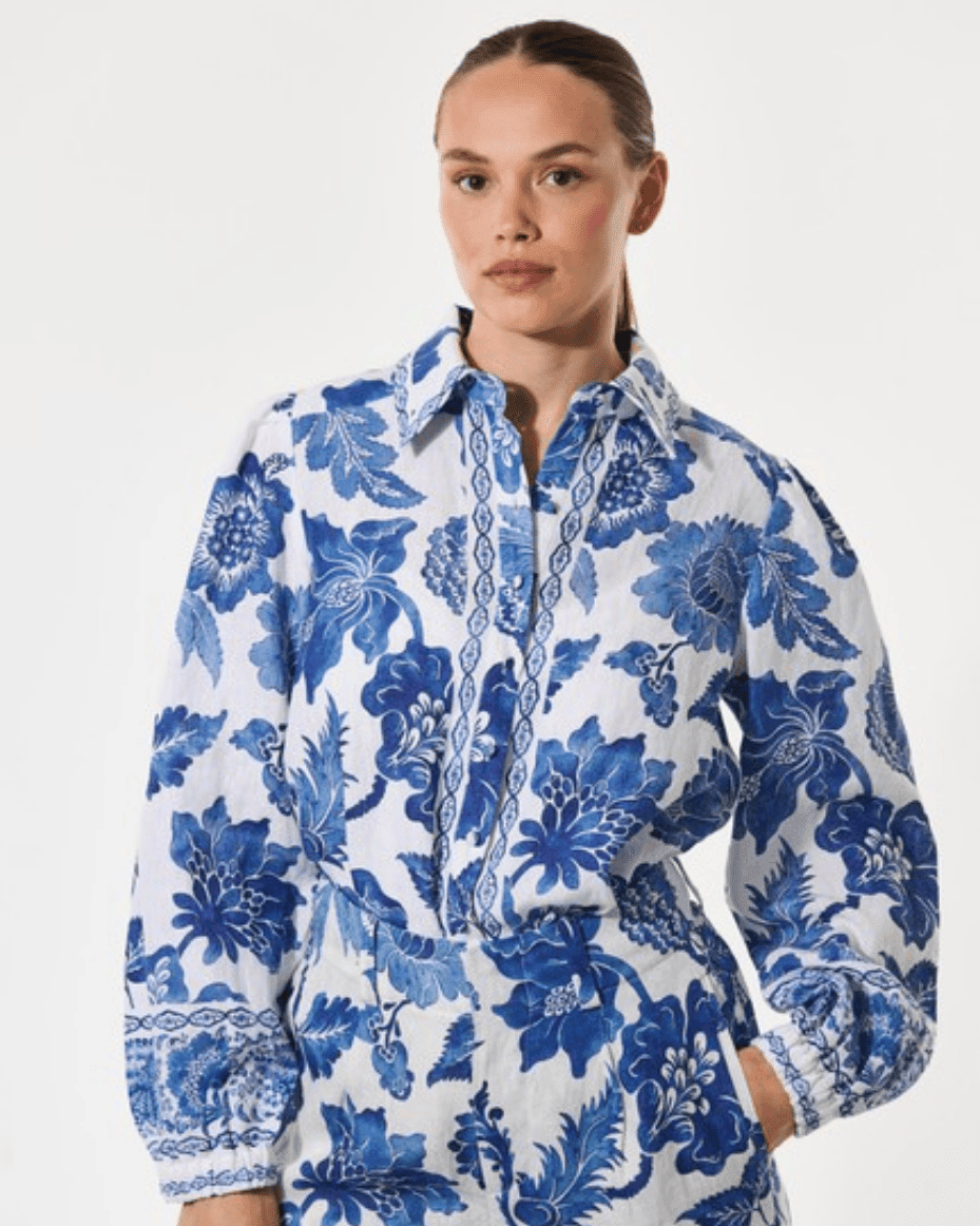 Dea Kudibal Sioma Shirt With Balloon Sleeves - DEA KUDIBAL - Luxe Leopard