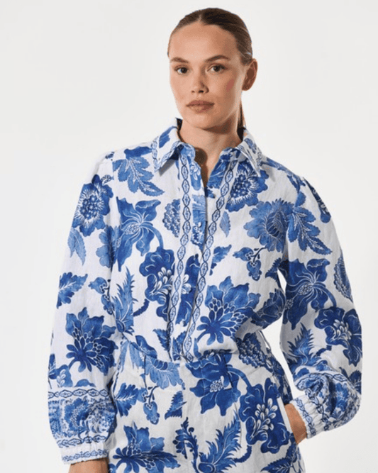Dea Kudibal Sioma Shirt With Balloon Sleeves - DEA KUDIBAL - Luxe Leopard