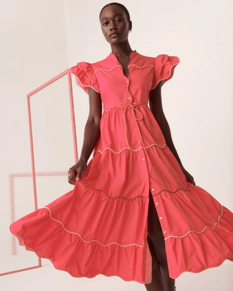 Celia B Baba Cay Pink Dress - Luxe Leopard