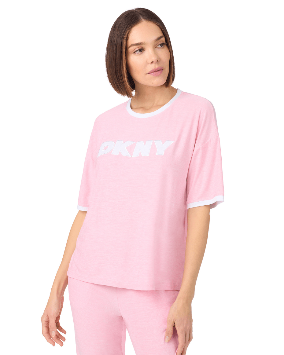 DKNY Cosy Jersey Tee & Pant Set - DKNY - Luxe Leopard