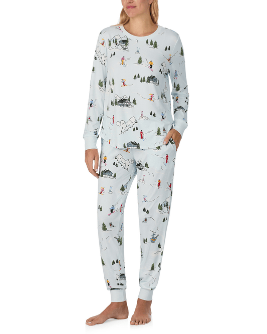 Kate Spade Long Sleeve Pullover Jogger PJ - KATE SPADE - Luxe Leopard