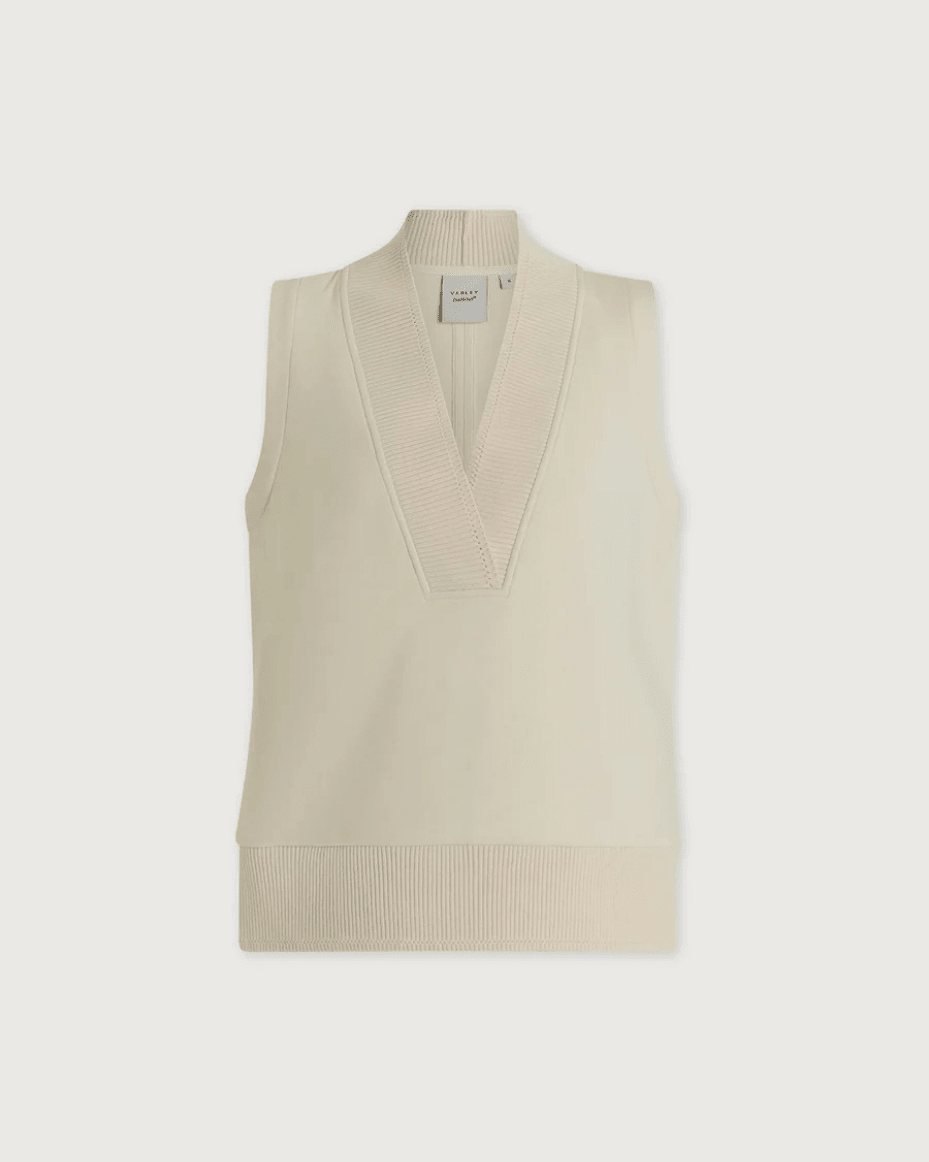 Varley Freida V Neck Tank - VARLEY - Luxe Leopard