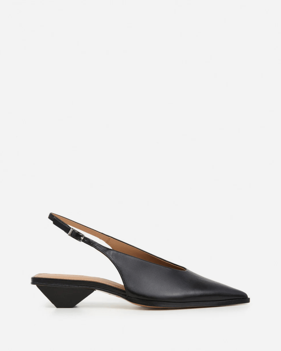 Flattered Avalon Leather In Black - FLATTERED - Luxe Leopard