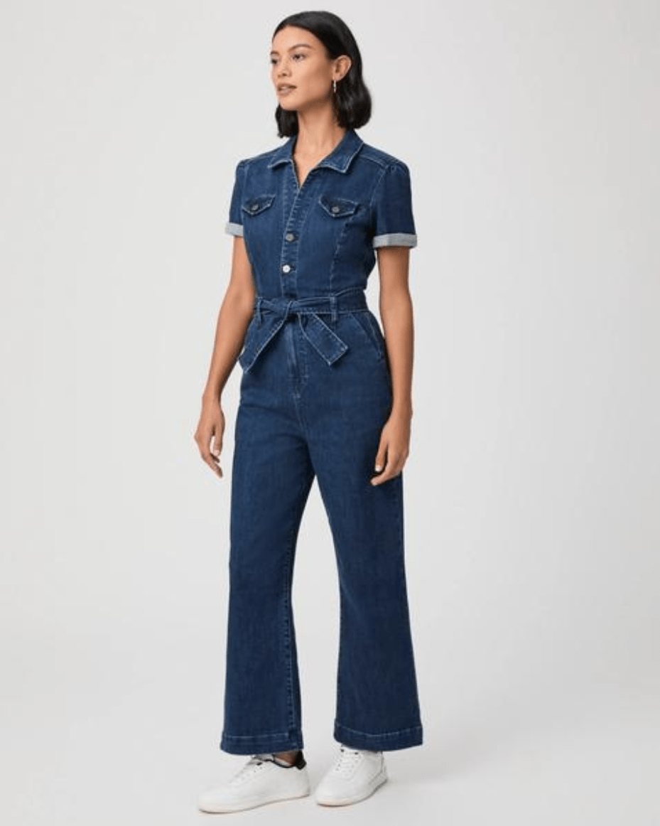 Paige Anessa Short Sleeve Jumpsuit