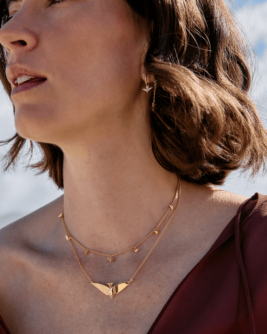 Rachel Jackson Dreamer Bird Choker Necklace - Luxe Leopard - Luxe Leopard