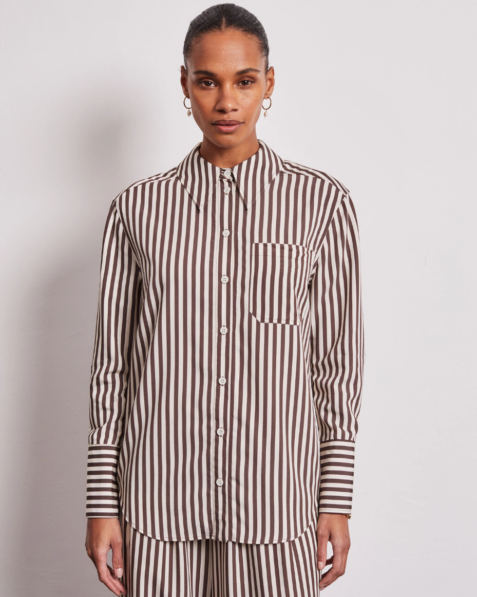 Vivere - Lois Stripe Easy Shirt