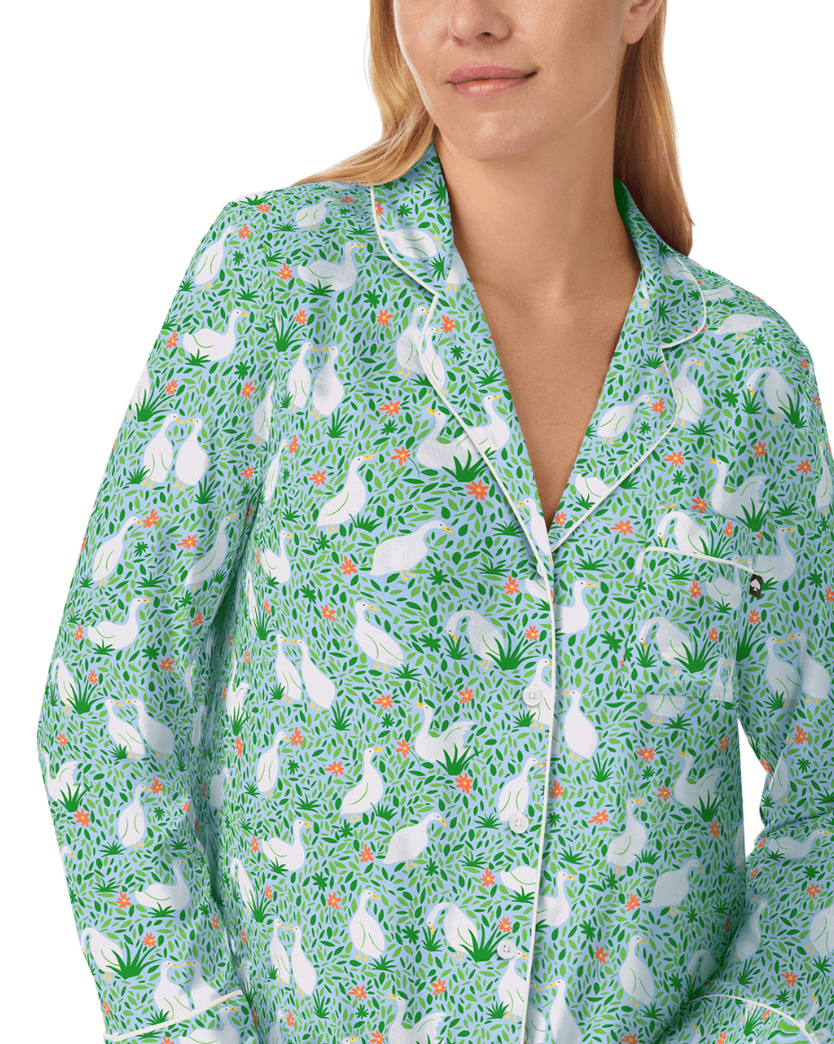 Kate Spade Long Sleep PJ Set - KATE SPADE - Luxe Leopard