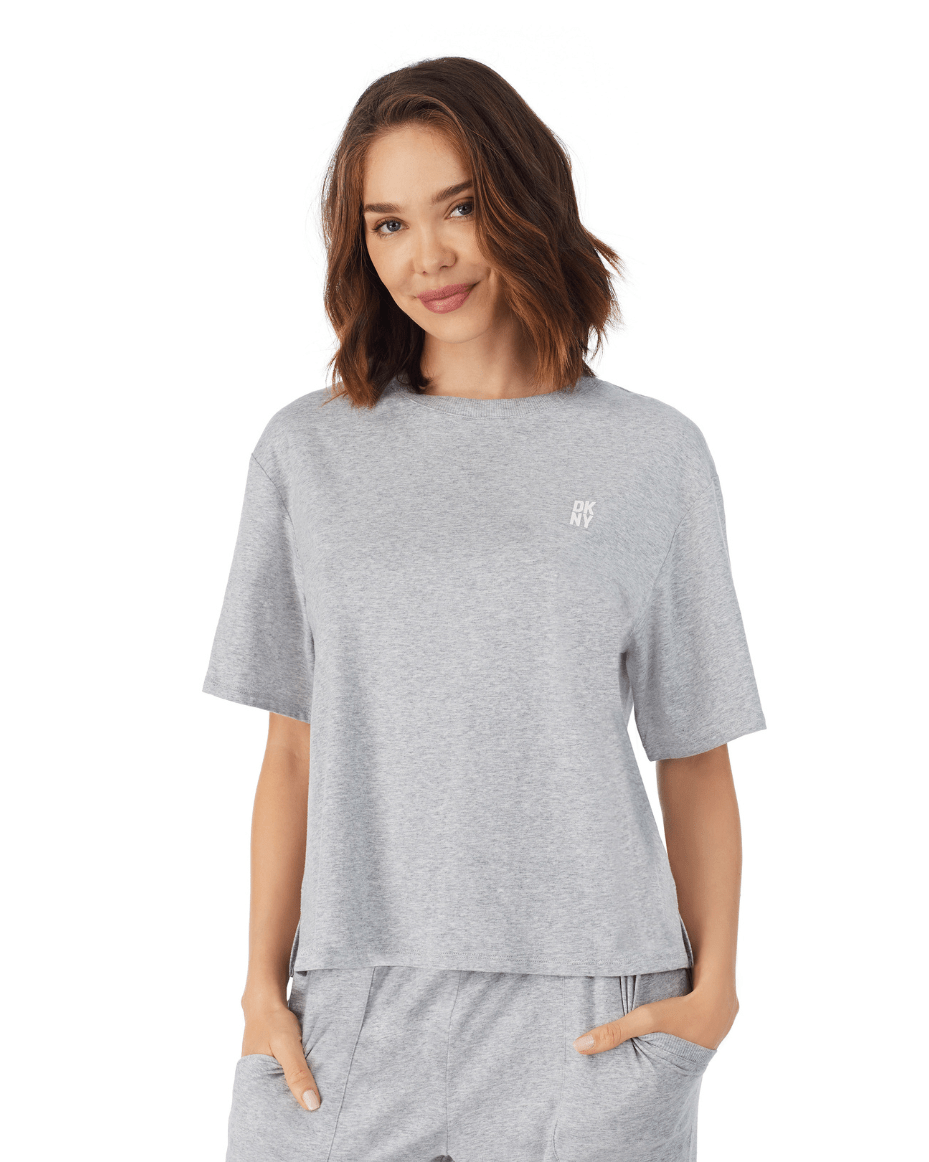 DKNY Short Sleeve Tee - DKNY - Luxe Leopard