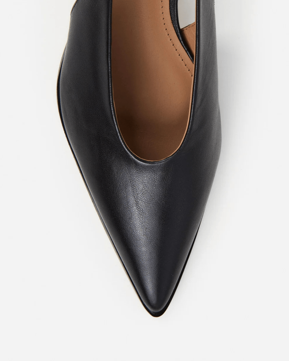 Flattered Avalon Leather In Black - FLATTERED - Luxe Leopard