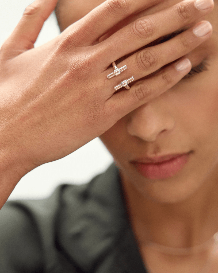 Rachel Jackson Adjustable Size T - Bar Ring - RACHEL JACKSON - Luxe Leopard