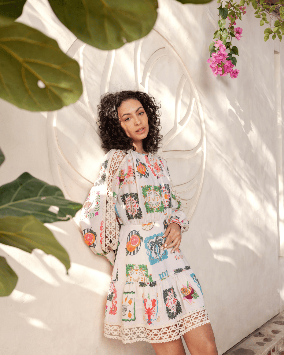 Emily Lovelock Elora Dress - Luxe Leopard