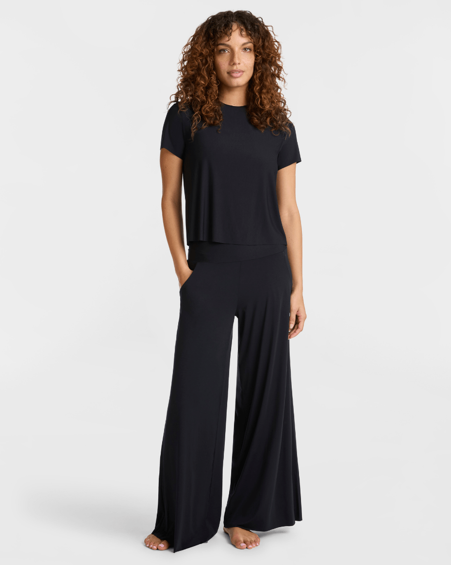Commando Butter Wide Leg Pant - COMMANDO - Luxe Leopard
