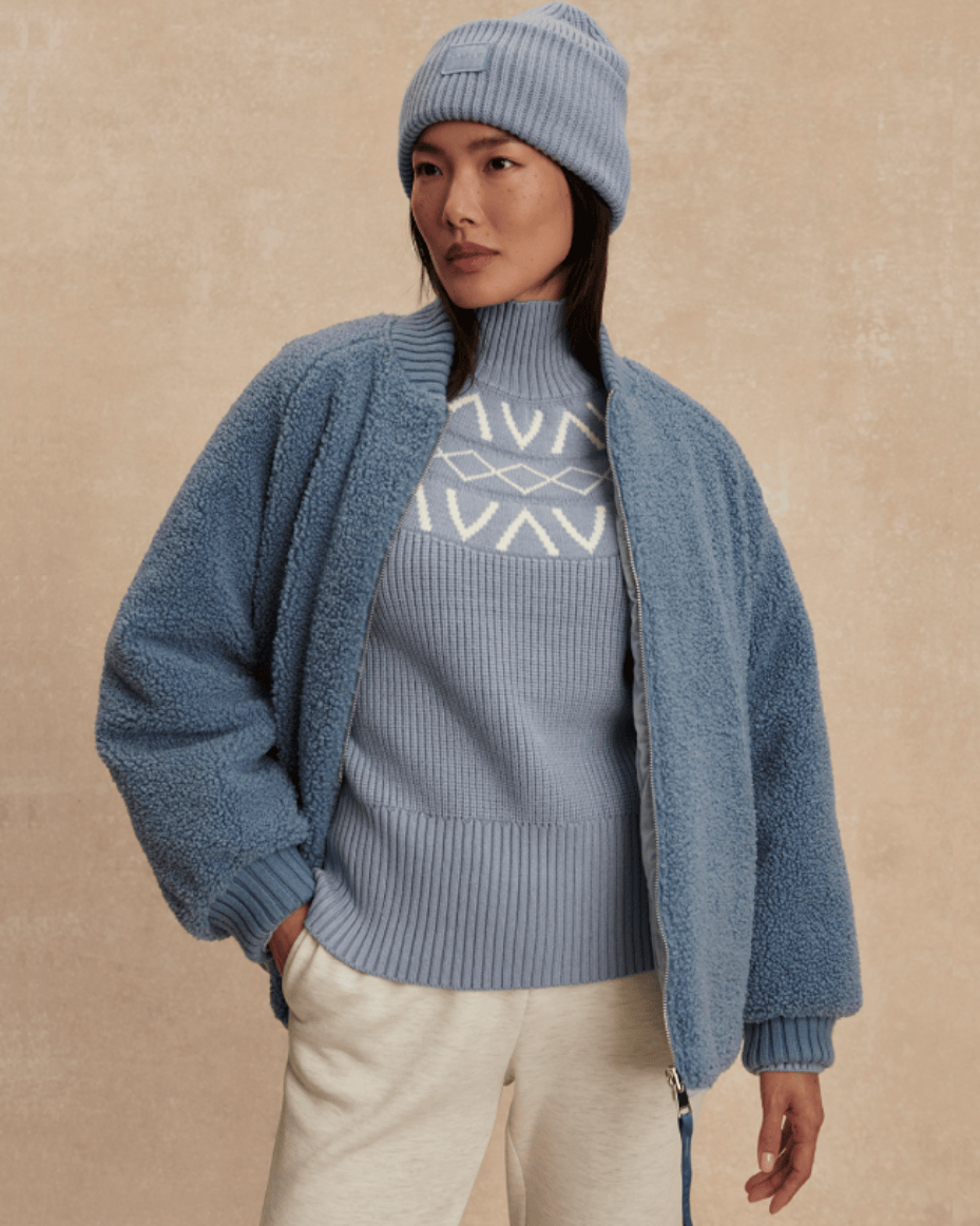 Varley Serina Reversible Quilt Jacket - VARLEY - Luxe Leopard