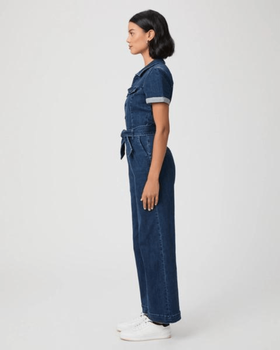 Paige Anessa Short Sleeve Jumpsuit