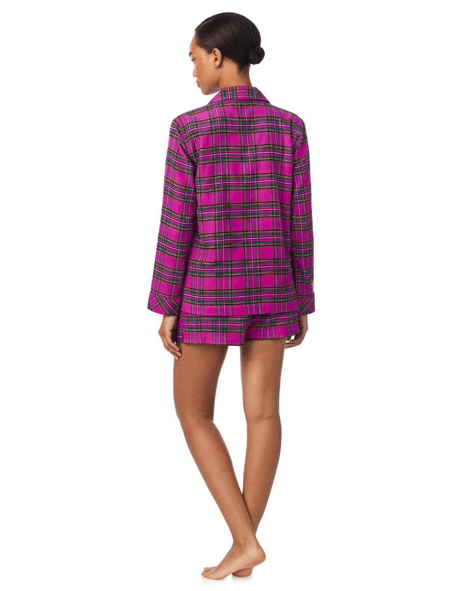 Ralph Lauren Long Sleep Notch Collar Boxer PJ Set - RALPH LAUREN - Luxe Leopard